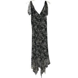 Elegant Black and White Women's Dress